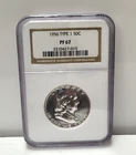 1956 Type 1 Proof NGC Silver Franklin Half Dollar PF 67