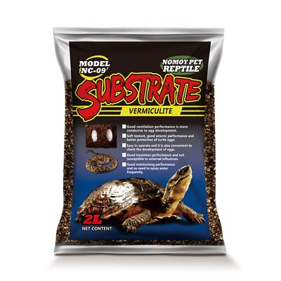 Reptile Substrate Vermiculite Bedding Snake Hibernant moisturizing Soil Terra...