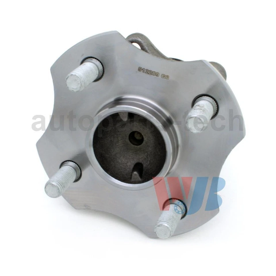 Conjunto de buje de rueda trasera WJB para Toyota Echo 2000 2001 2002 2003 2004 2005 Foto 2 de 3