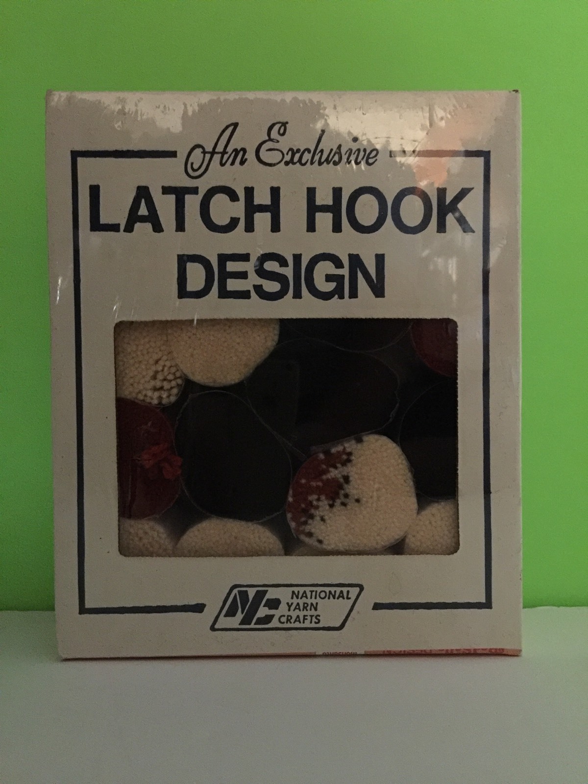 1980s National Yarn Crafts Red Sails Latch Hook Kit Collectible Gift 