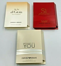 Giorgio Armani SI Passione, Sun Di Gioia, Because its you EDP 0.04oz Sample Vial