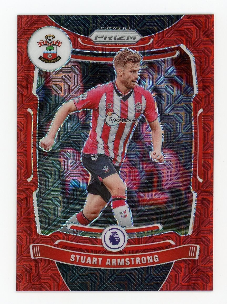 2021-22 Panini Prizm Premier League Stuart Armstrong Red Mojo 159 #111