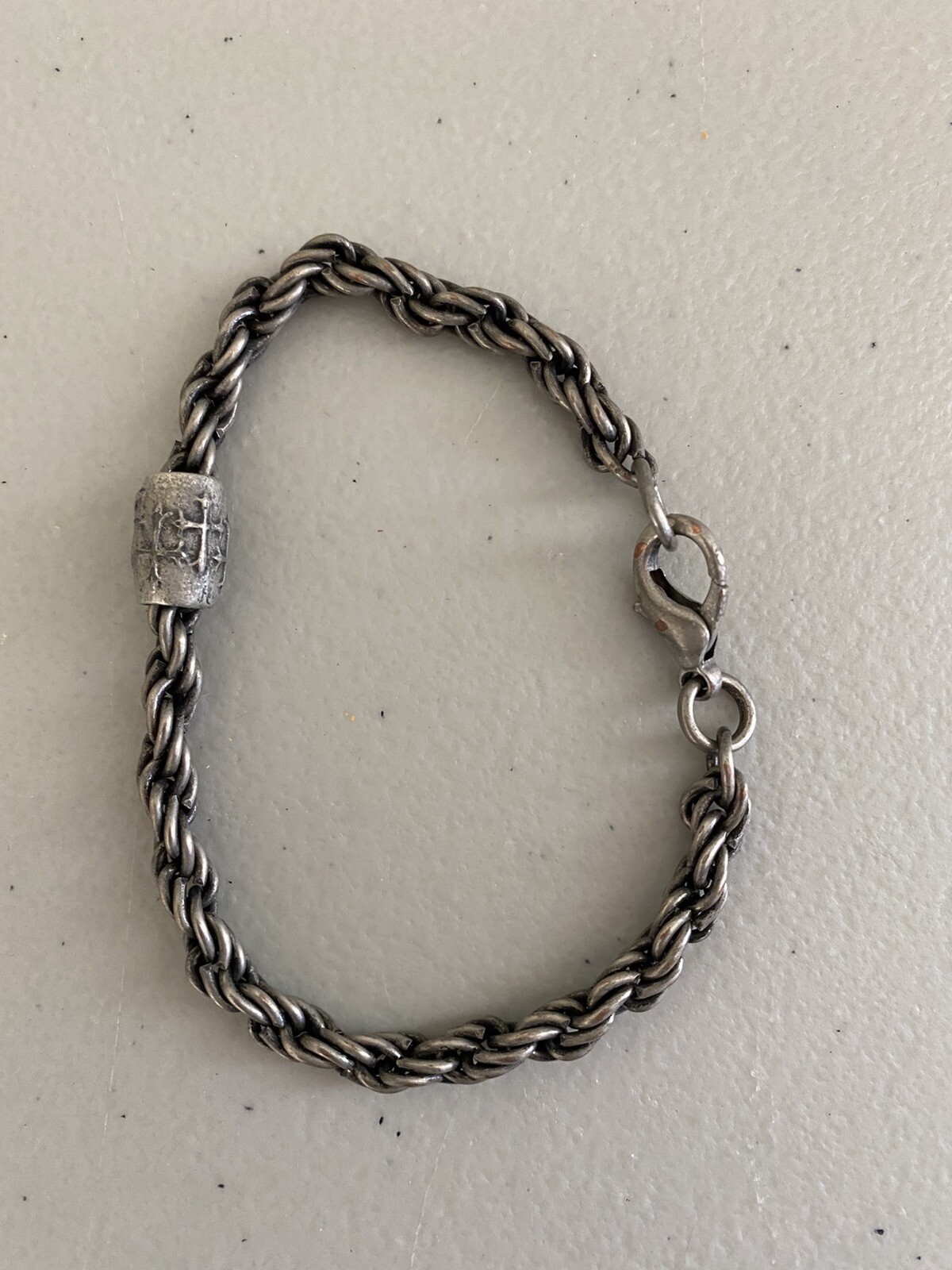 Vintage Twist Rope Braided Charm Bracelet-image