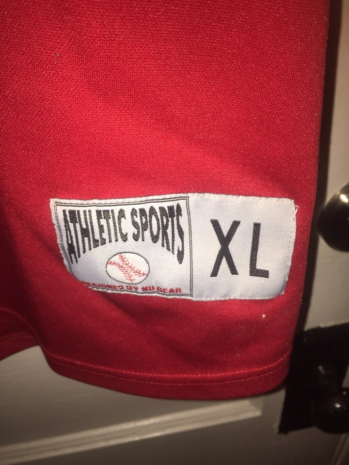 VINTAGE PHILLY JERSEY RARE UNUSUAL BRAND Athletic Sports Phillies XL - Image 3 of 4