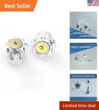 Polished Clear Acrylic Replacement Faucet Handles for Delta/Delex - Easy Fit