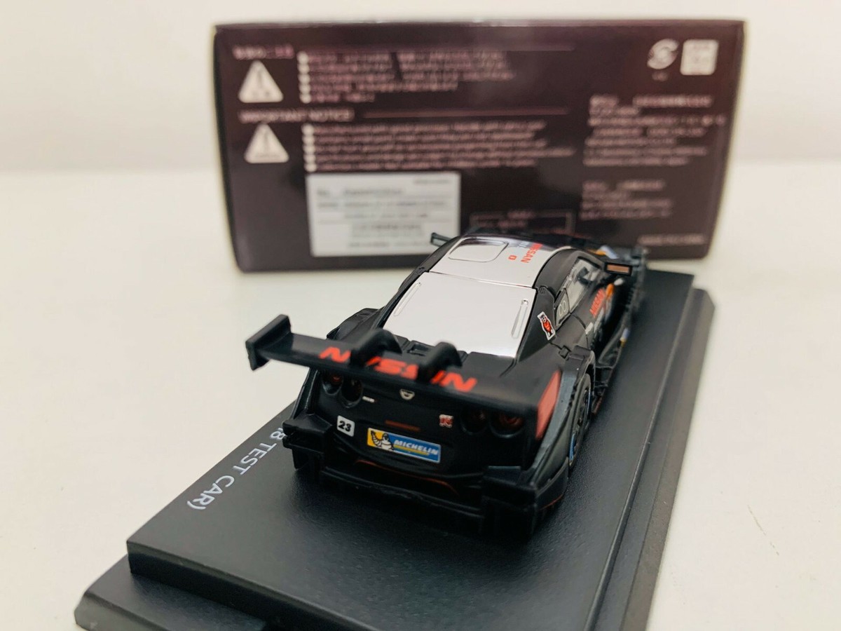 Nismo Nissan GT-R #23 Super GT500 2018 Test Car Black 1/64 Nismo Nissan GT-R #23 Super GT500 2018 Test Car Black 1/64