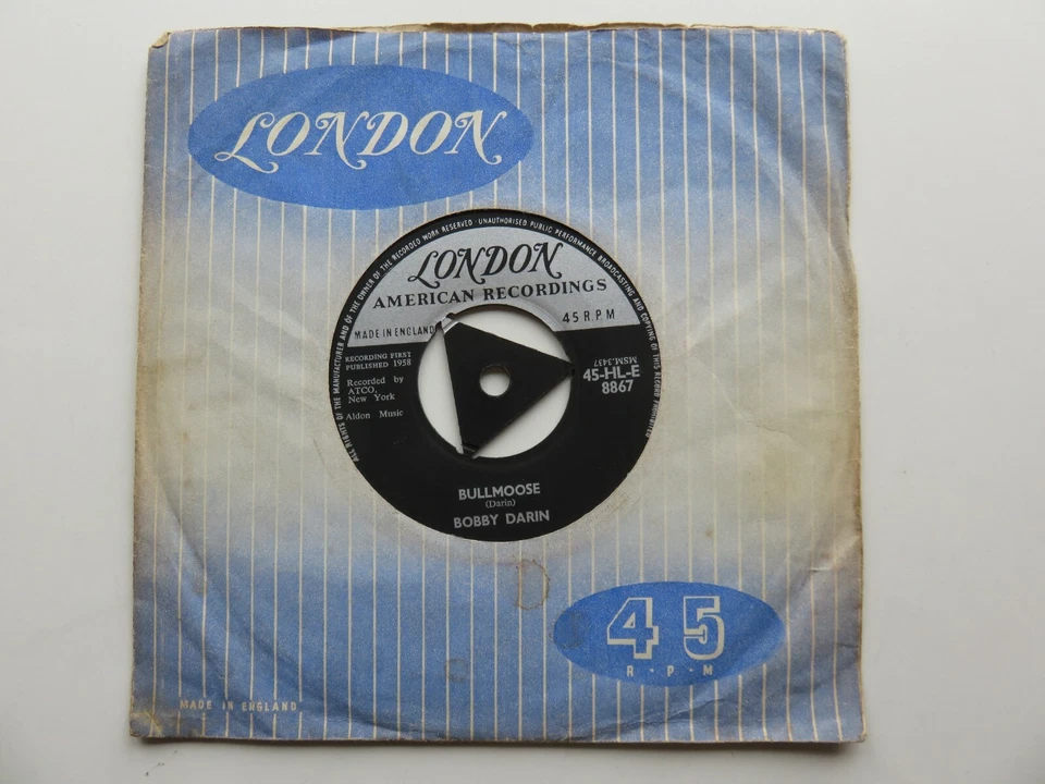 BOBBY DARIN ORIGINAL  UK 1958  LONDON  45  DREAM LOVER - Image 2 of 4