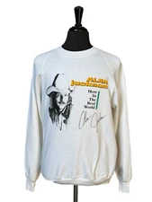 vintage 1990 ALAN JACKSON autograph TOUR SWEATSHIRT signed COUNTRY MUSIC