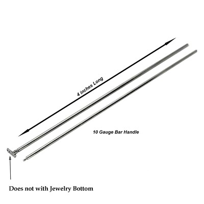 Dermal Anchor Insertion Pin 18g 1.0mm thread / 16g 1.2mm thread