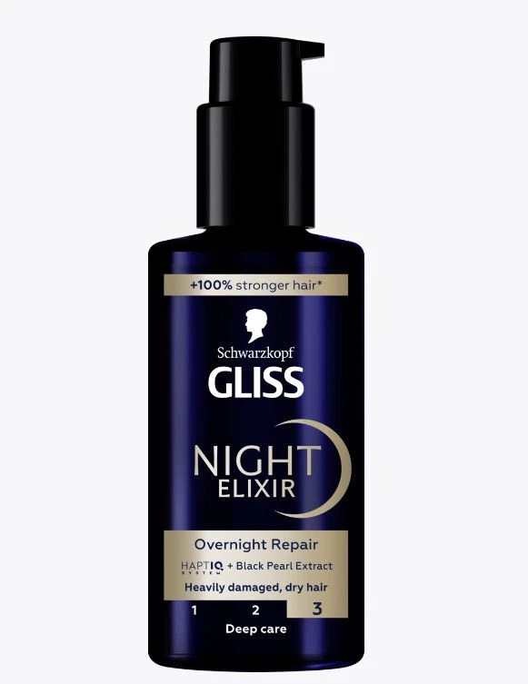 SCHWARZKOPF GLISS Night Elixir Elixir / the night,damaged hair, Overnight Repair
