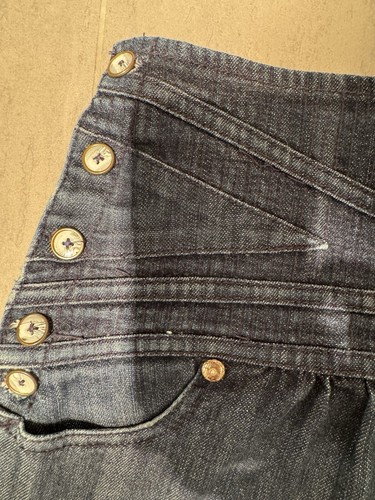 SASS & BIDE Vintage Blue Label Y2K Denim High Waist Skirt Short Size 28 - Picture 3 of 14