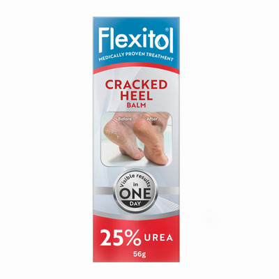 Flexitol Rescue Heel Balm 56g - Cracked Skin Moisturising Foot Cream - 25% Urea