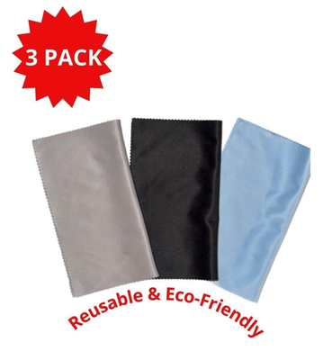 #ad #ad 3 Pack Microfiber Cleaning Cloths for Glasses Watches and cameras $3.50