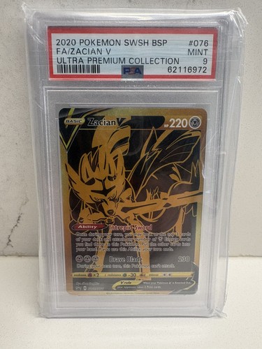 Zacian V graded PSA 9 for sale on eBay