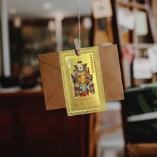 2026 Tai Sui Amulet Card Feng Shui Prayer Gold Card Exorcism Protection Buddha