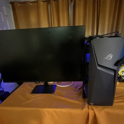 ASUS ROG Strix Gaming Desktop Tower PC, Black, Gaming Computer with Monitor