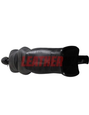 Cow Leather Bondage Sleeping Bag Bodysuit Black Custom Full Body Restraint Sack