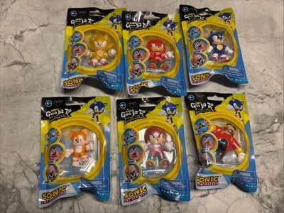 Heroes Of Goo Jit Zu Set of 6 Minis Sonic, Super Sonic, Tails, Knuckles, Eggman