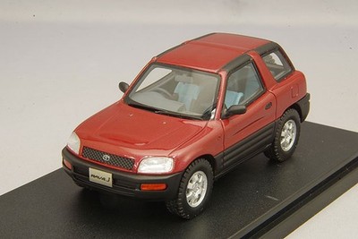 Hi-Story HS306RE 1:43 Toyota RAV4 J 1994 Wine Red Mica Resin NEW