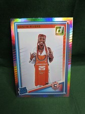 2025 Panini Donruss WNBA - Rated Rookie Saniya Rivers #92 Holo (RC)