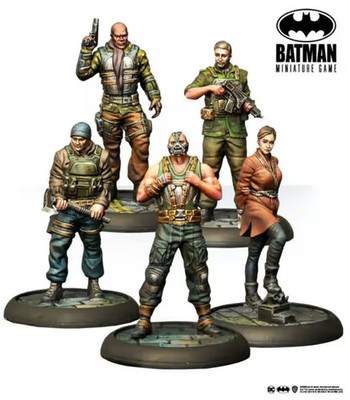 Batman Miniatur Spiel The Dark Knight Rises The Fire Rises Miniaturen BRANDNEU