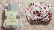 Cloud Island 2-Pack Play Yard Fitted Sheets New, Disney Baby Minnie Fitted Sheet