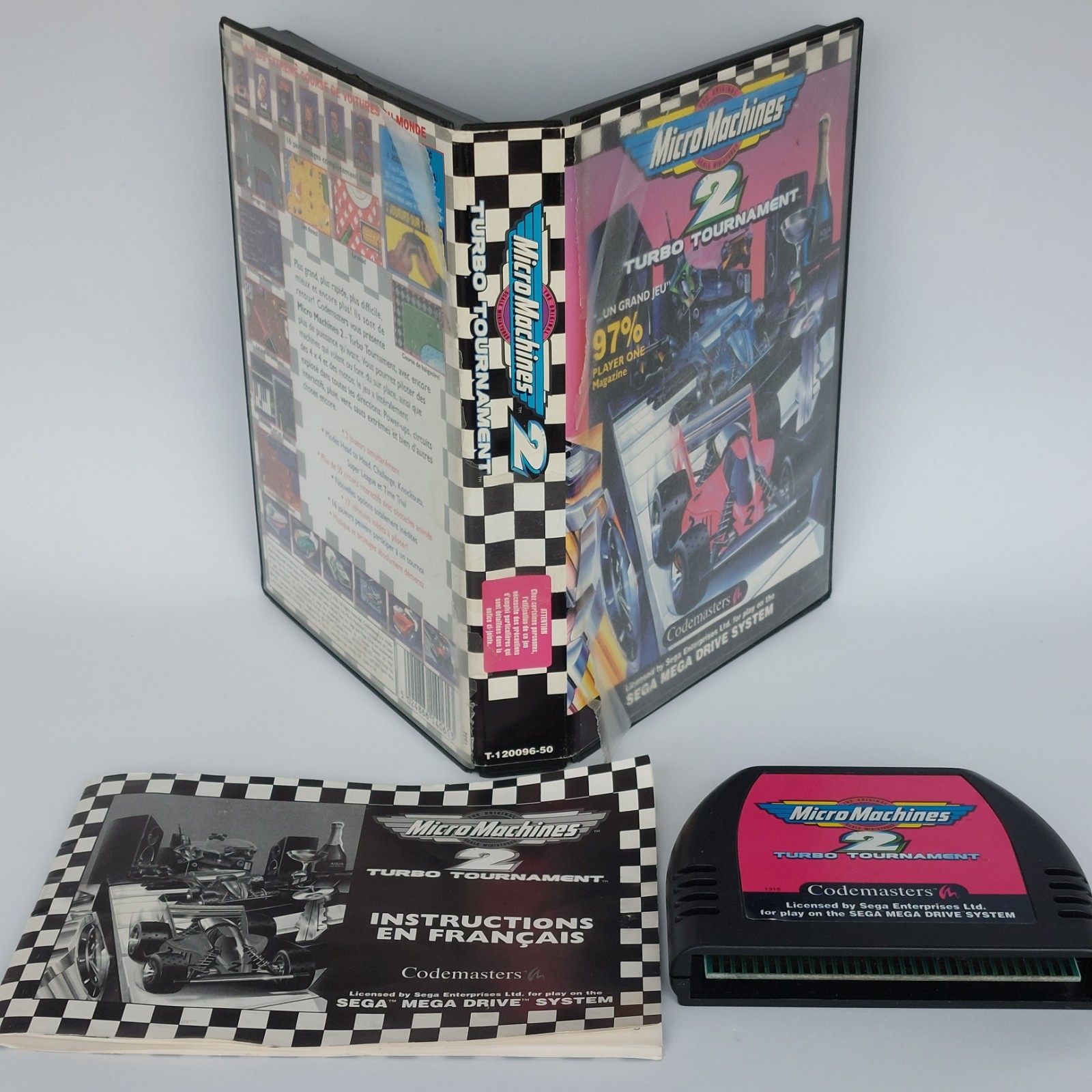 Micro Machines 2 Turbo Tournament - Jeu Sega Megadrive - En boite - Complet