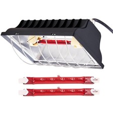 Chicken Coop Heat Lamp 250W Brooder Heating Plate for Chicks Hanging Light He...