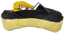 Horse Canvas Leather Saddle Cantle Bag Trail Riding Water Resistant 102AA07YL