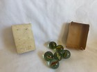 Kate Greenaway Jumbo Marbles Vintage JAPAN ERA Set of 6 Shackman NY — photo 2