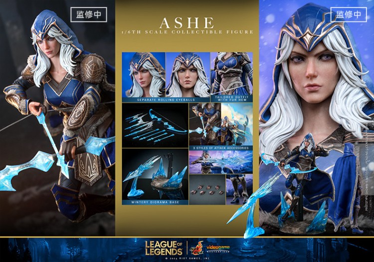 お*引様 ホットトイズ VGM60 リーグ・オブ・レジェンド』 アッシュ 1/6 Hot Toys VGM60 League of Legends Ashe 1/6 Action Figure Model