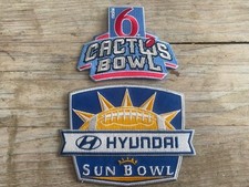 2 Different Team Issued Uniform Bowl Game Patches