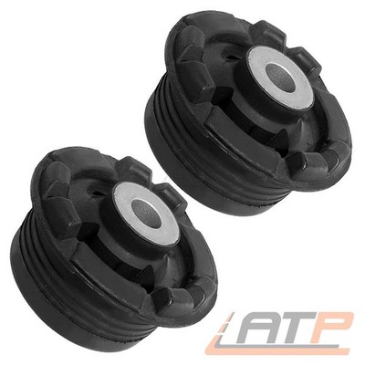 2x HINTERACHSLAGER GUMMILAGER TONNENLAGER HINTEN FÜR OPEL OMEGA B