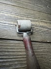 Vintage Wallpaper Seam Roller Linoleum Roller Wooden Handle Tool — photo 6