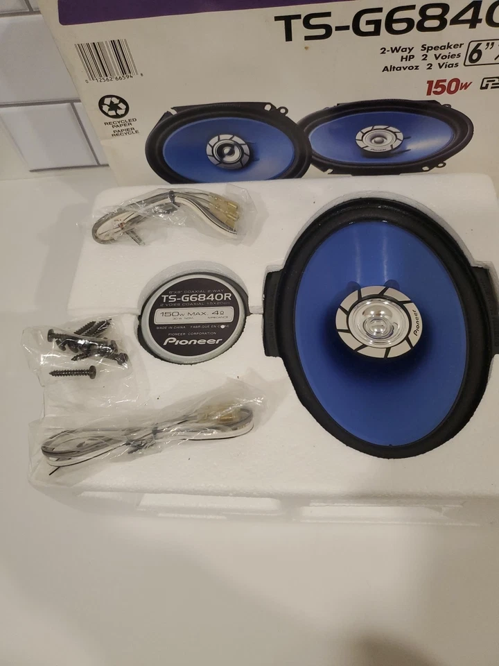 PIONEER TS-G6840R 6"x8" 2-WAY Car Audio Coaxial Speakers 6x8 150 Watt Ford Mazda - Image 2 of 4