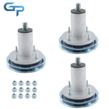 3 Pack For Gravely Ariens 51537200 51528000 52" Deck Spindle Assembly w/Pulley