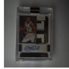 Panini One and One CJ McCollum Dual Jersey Auto /10 New Orleans Pelicans
