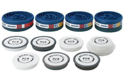 Moldex Serie 7000 Gasfilter A1 A2 ABE1 ABEK1 A2B2E1 AX Partikelfilter P1 P2 P3