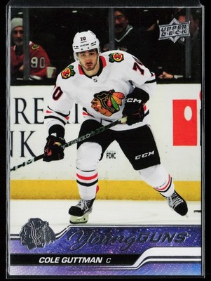Cole Guttman 2023-24 Upper Deck #216 Chicago Blackhawks RC, Young Guns