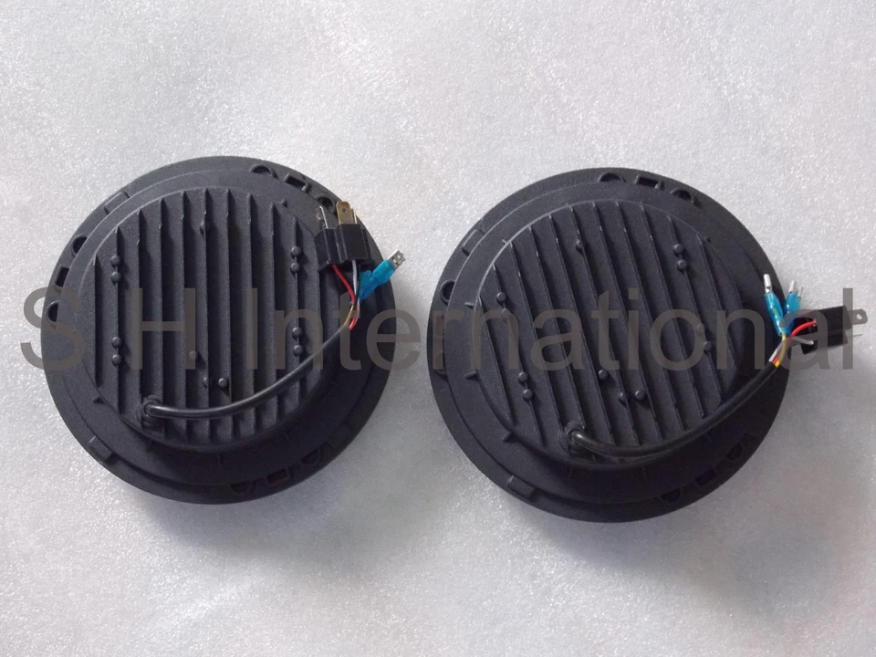 7" LED Headlight DRL Light DOT E4 Pair Fit For Suzuki Samurai SJ410 SJ413 - Image 3 of 4