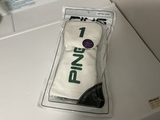PING MENS LIMITED EDITION DRIVER HEAD COVER NEW IN PACK WHITE/GREEN