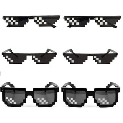 YSSHUI [6 Pack] Thug Life Sunglasses, Thuglife Glasses for Men Large, 6 Pack 