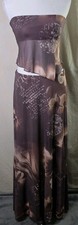Urban Outfitters Shimmer Haze Mesh 2 Pc Set S Brown X Ray Floral NWT $69