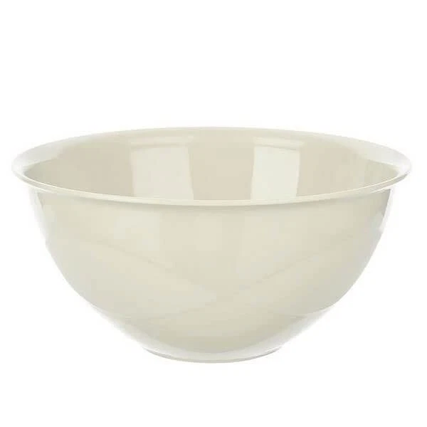 Tribello Large Mixing bowls 5-Quart 169oz 11 X 11 Inches, 5 Quarts, Off-White