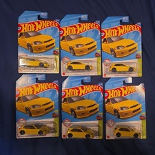 Hot Wheels 99 Honda Civic Type R Ek9 Hw Yellow Mainline Lot Of 6 Hot Wheels 99 Honda Civic Type R Ek9 Hw Yellow Mainline Lot Of 6