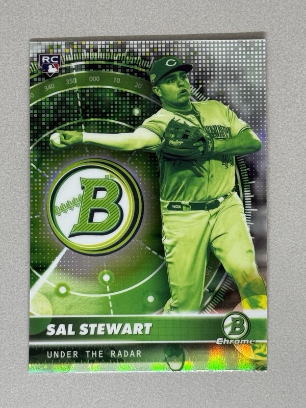 2026 Bowman Chrome Sal Stewart Under The Radar Rookie RC #UR-11 REDS 🔥💪🔥