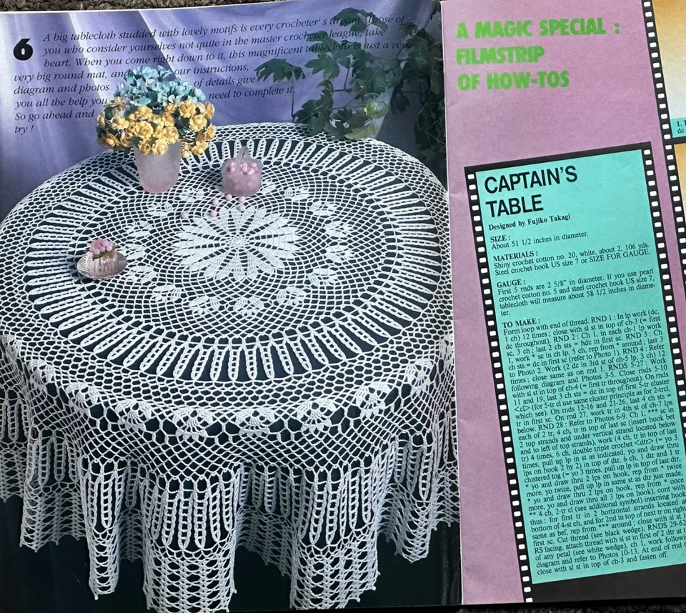 MAGIC Crochet Magazine - 1990 (#69) - Image 3 of 4