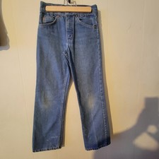 VINTAGE JC PENNEY PLAIN POCKETS boys denim JEANS SZ 26x28