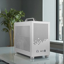 SKTC A17 Mini-ITX Gaming Case, for SFX/SFX-L PSU  210mm GPU, 0.8mm SPCC Steel