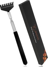 Back Scratcher, WOVTE Stainless Steel Telescoping Back Scratcher for Men Women,